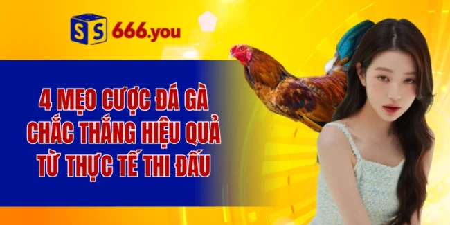 mẹo cược đá gà chắc thắng