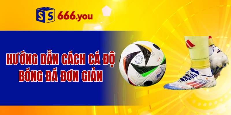 Hướng dẫn cách cá độ bóng đá đơn giản
